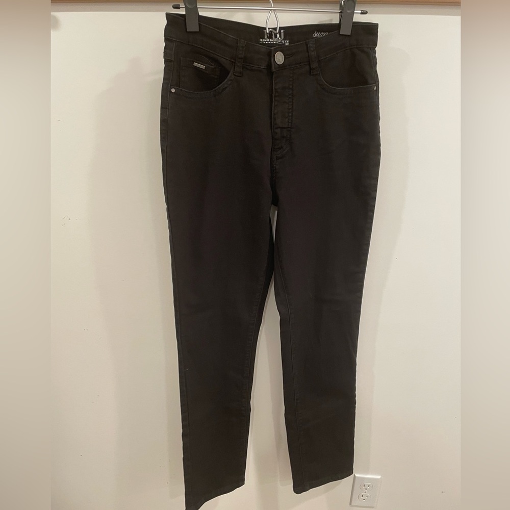 French Dressing Black straight leg jeans